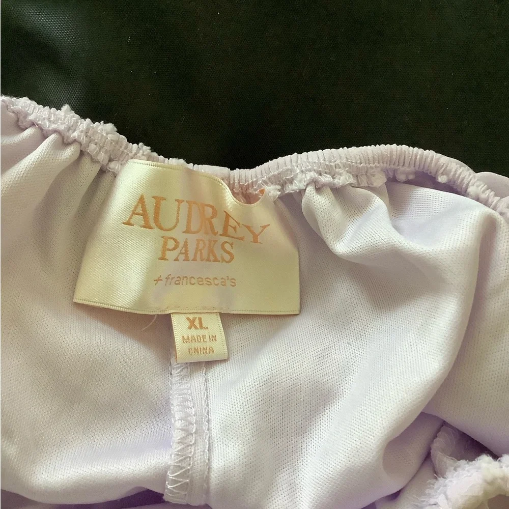 🌸💕Francesca's Collections Purple Ruched Ruffled Sundress🥰👗🥂 - Picture 7 of 7